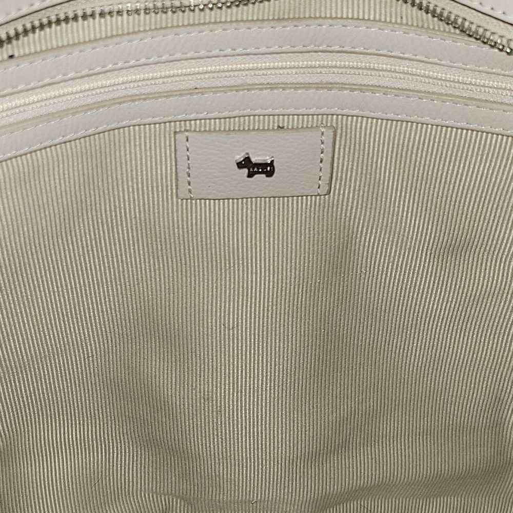 Radley London Striped Black and Cream Leather Tote Bag - Picture 14 of 15